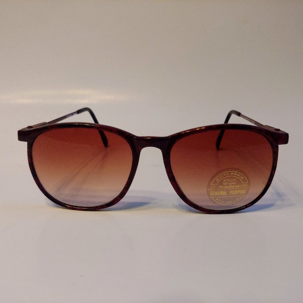 (NWT) Vintage 90's Kids School Boy Sport Sunglasses (Burgundy)